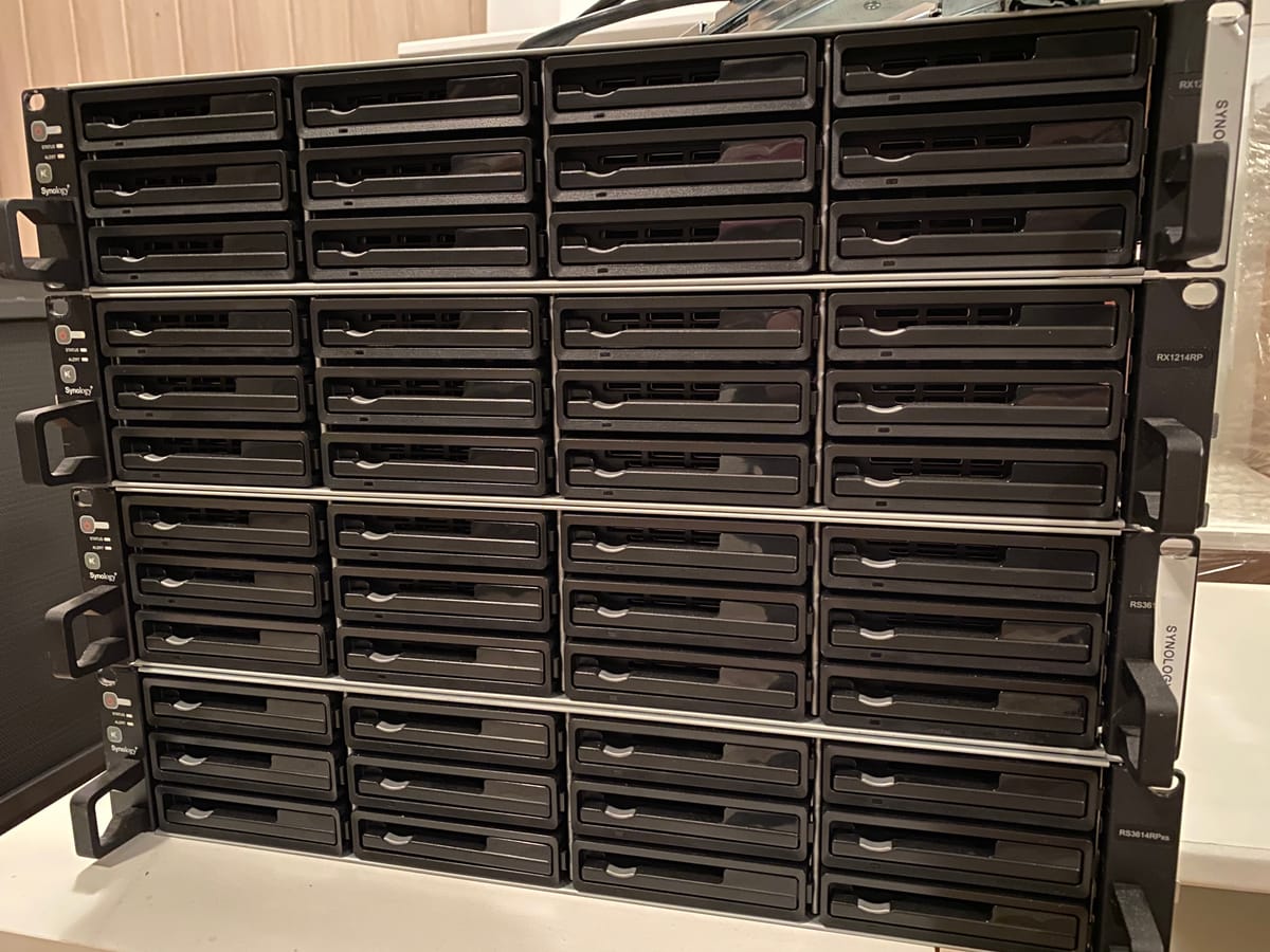 42U rack in the basement? Sure!