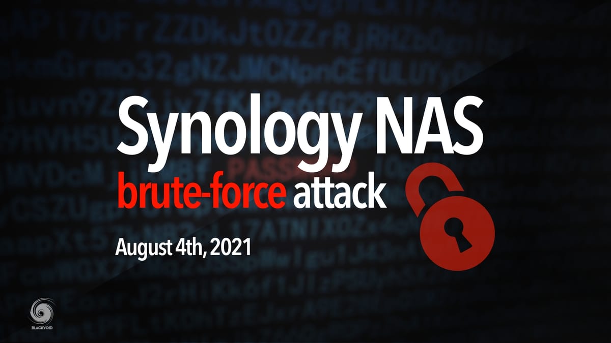 Synology NAS devices under brute-force attack
